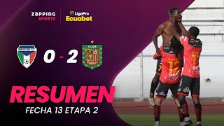 Imbabura SC 0  2 Deportivo Cuenca Resumen Fecha 13  2da Etapa  LigaPro Ecuabet [upl. by Htiekram975]