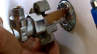 How to Install a Water Shut off Valve for Beginners [upl. by Madelle723]