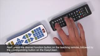 How to program the PC100 EasyClean remote by Continuus [upl. by Kapor]