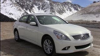 2012 Infiniti G25 AWD 060 MPH High Altitude Colorado Review [upl. by Rickey]