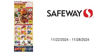 Safeway Weekly Ad US  11222024  11282024 [upl. by Yrojram]