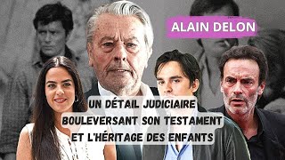 Détail critique dans le testament dAlain Delon  Le juge pourrait tout changer [upl. by Marks]