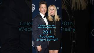 🌹 Rob Lowe and Sheryl Berkoff 32 years of marriage… celebrity shortviral [upl. by Obadiah]