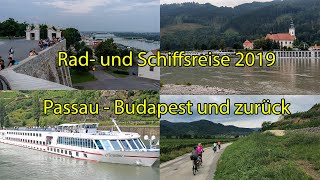 Donaukreuzfahrt mit Schiff und Rad Juli 2019 [upl. by Irma]