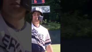 Rob Chiusano honors late grandfather in NJ state baseball playoffs grandfather [upl. by Crespi]