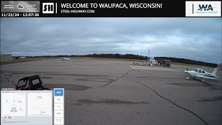 Waupaca Airport Live Airport Camera  Waupaca Wisconsin SteelHighway [upl. by Normand]