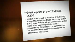 Wonderful review About Meade LX200 12 [upl. by Elleirb84]