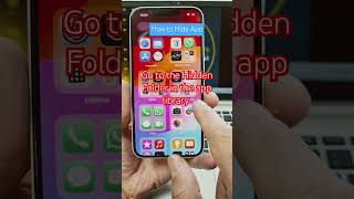 Part11 iPhone Tips How To Hide App [upl. by Lednor503]