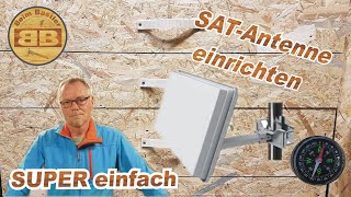 SATAntenne einrichten für den Balkon  super einfach  kann jeder [upl. by Gem]