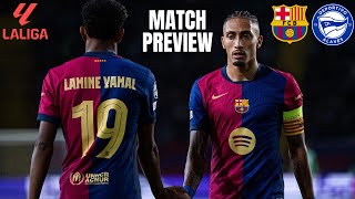 Barcelona vs Alaves  Match Preview La Liga 202425 [upl. by Etterual]