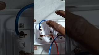 1 Socket1 Switch1Indicator shortsshortsfeedwiringelectricalelectricalinstallationwiringtecni [upl. by Ayit]