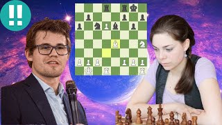 Magnus Carlsen vs Dina Belenkaya [upl. by Animehliw]