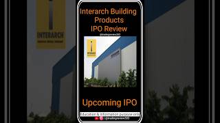 interarch building products ipo gmp hindi  interarch building products pvt ltd ipo review [upl. by Elizabeth]