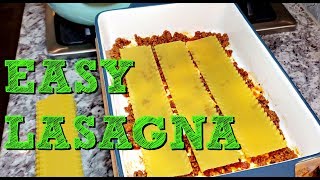 Easy Homemade Lasagna Recipe  No Boil Lasagna Recipe  4K Cooking Videos [upl. by Eilrahs]