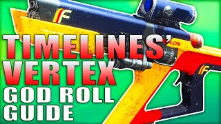 Timelines Vertex Fusion Rifle God Roll Guide  Destiny 2 Season of the Worthy [upl. by Messab809]