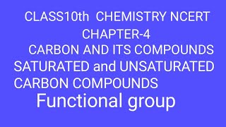 Class10th Chapter4 NCERT Carbon and its Compounds Versatile nature of carbon [upl. by Adnilram]