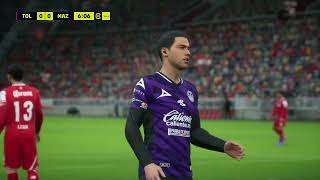 🔥 Gameplay TOLUCA VS MAZATLÁN Liga MX  eFootball 2024 🎮 [upl. by Yud]