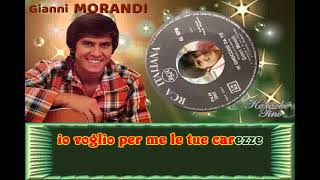 Karaoke Tino  Gianni Morandi  In ginocchio da te  Avec choeurs [upl. by Hartmunn]