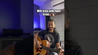 With Arms wide Open  Creed  Acoustic Cover shorts [upl. by Walczak]