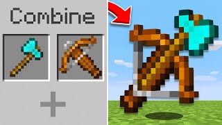 I COMBINED Items in Minecraft [upl. by Matthia]