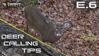 Deer Calling Tips  E6 quotDoe Bleats on Pre Rut Bucksquot [upl. by Alessig]