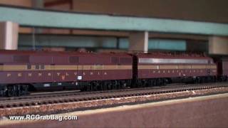 Walthers PRR Broadway Limited E8A E7B ABBA [upl. by Ahsiad]