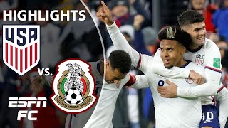 Christian Pulisic amp Weston McKennie shine in USMNTs win vs Mexico  WCQ Highlights  ESPN FC [upl. by Euqinahs]