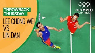 Badminton SemiFinals Lee Chong Wei vs Lin Dan  Rio 2016 FULL Replay  Throwback Thursday [upl. by Hollister]