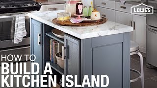 How to Build a DIY Kitchen Island [upl. by Arenahs718]