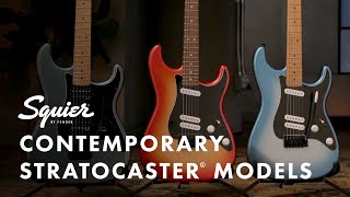 Exploring The Squier Contemporary Stratocaster Models  Fender [upl. by Annahc]