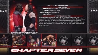 WWE13 Attitude Era Mode  Brothers of Destruction Ep7 Steve Austin vs Kane [upl. by Fleda937]