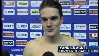 Yannick Agnel champion dEurope du 400m [upl. by Nirrak]