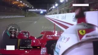 Sebastian Vettel wins the Bahrain GP 2017  Last Lap Onboard [upl. by Leveroni]