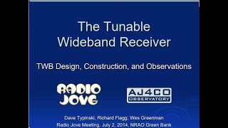 Dave Typinski Radio Jove The Tunable Wideband Receiver RJ12 [upl. by Natanoj]