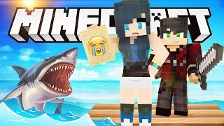 WERE TRAPPED ON A RAFT IN MINECRAFT [upl. by Irek]