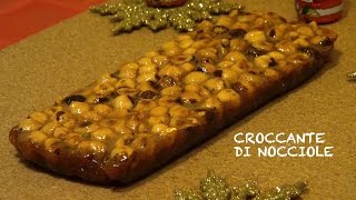 CROCCANTE DI NOCCIOLE  ricetta veloce per le feste [upl. by Dowski366]