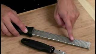 Cooking Tips  How to Use a Zester [upl. by Erlond939]