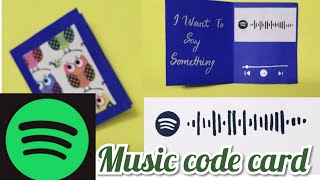 SPOTIFY MUSIC CODESCAN  Make Your Music Code card  Best Gift Idea  Best way to express feelings [upl. by Dnomrej]