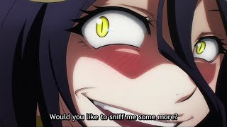 Albedo acting like a complete creep 😅  Overlord IV Episode 1 [upl. by Gnaht]