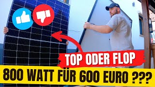 800 Watt Balkonkraftwerk  sunpower4u Erfahrung [upl. by Niarbo530]