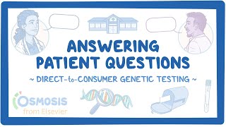 Answering Patient Questions About DirectToConsumer Genetic Testing 23andMe [upl. by Narhem]