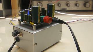 JF1OZL style Emitterfollowerpoweramplifier type2 RK284v2 with AC supply [upl. by Lacy]