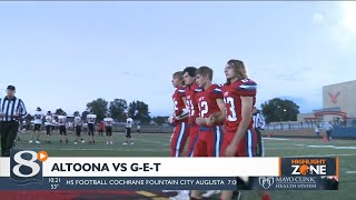 High School Football Altoona vs GET [upl. by Dorahs]