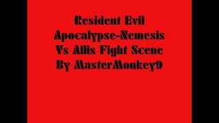 Resident Evil Apocalypse Allis Vs Nemesis Battle Scene Video [upl. by Naamana]