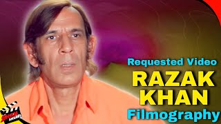 Razak Khan  Bollywood Hindi Films Comic Actor  All Movies List [upl. by Anidualc372]