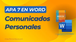 📝 Cómo Citar Comunicados Personales en Normas APA 7ma Edición  Tutorial Práctico [upl. by Krucik]