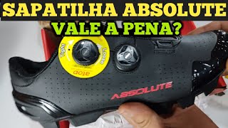 SAPATILHA ABSOLUTE PRIME ATOP MTB MUITO BARATA VALE A PENA [upl. by Eusoj]