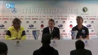 DFBPokal 20142015 Stuttgarter Kickers vs Borussia Dortmund  Pressekonferenz [upl. by Sassan]