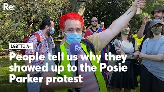 People tell us why they showed up to the Posie Parker protest [upl. by Leirej908]