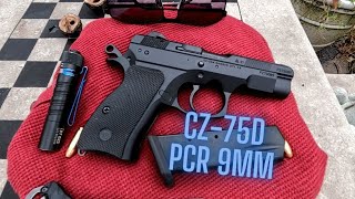 CZ75D PCR 9mm Shooting [upl. by Atalanta173]